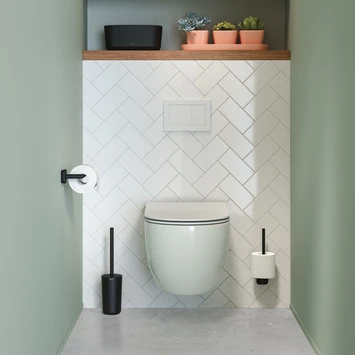 Tiger Toiletborstelhouder Carv Vrijstaand Zwart - Afbeelding 4