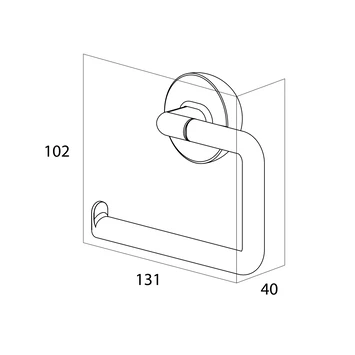 Tiger Toiletrolhouder Cooper Zonder Klep - Afbeelding 5