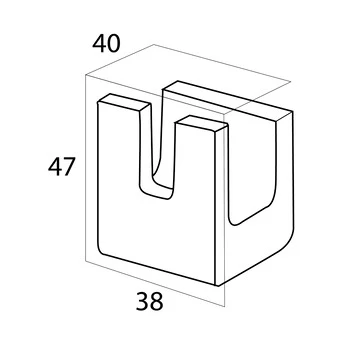 Tiger Haak Ontario Groot Chroom - Afbeelding 2
