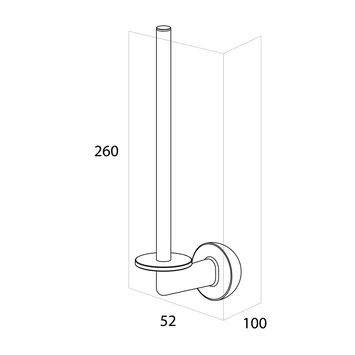 Tiger Reserverolhouder Cooper RVS/zwart - Afbeelding 5