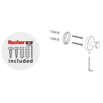 Marho Handdoekhaak Luxor Groot Gun Metal - Afbeelding 6