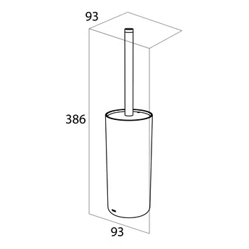 Tiger Toiletborstelhouder Urban Zwart - Afbeelding 8