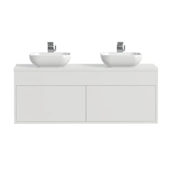 Tiger Helsinki Badkamermeubel 120 Cm Hoogglans Wit Met Waskom - Afbeelding 2