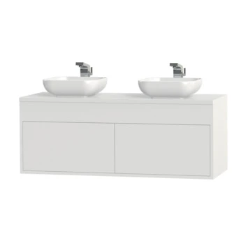 Tiger Helsinki Badkamermeubel 120 Cm Hoogglans Wit Met Waskom - Afbeelding 3