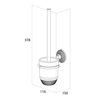 Tiger Wc-borstelset Ivy Chroom/wit - Afbeelding 7