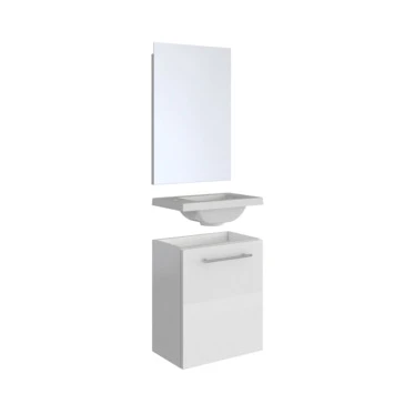 Allibert Fonteinmeubel Belem Pack 40cm Wit - Afbeelding 2