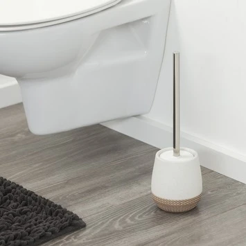 Sealskin Toiletborstel Met Houder Braid Wit - Afbeelding 4