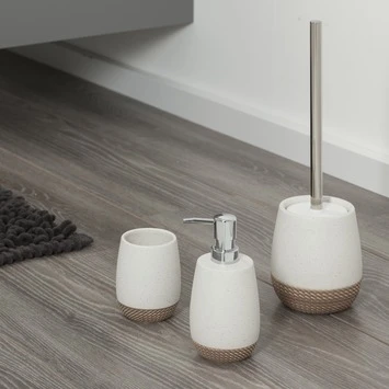 Sealskin Toiletborstel Met Houder Braid Wit - Afbeelding 5