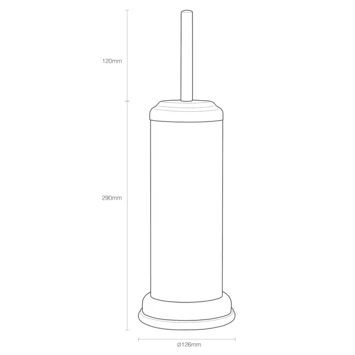 Sealskin Toiletborstelhouder Acero Zwart - Afbeelding 11
