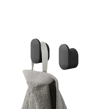 Tiger Handdoekhaak Carv Klein Zwart - Afbeelding 2