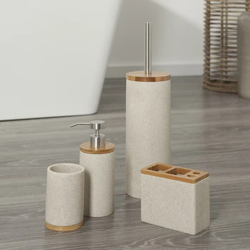 Sealskin Toiletborstelgarnituur Grace Zand - Afbeelding 5