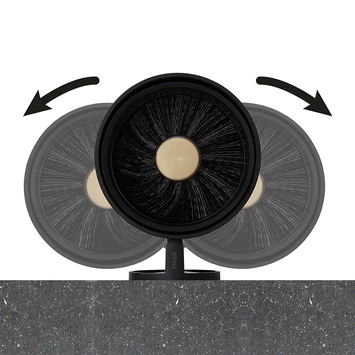 Tiger Tune Toiletborstelhouder Geborsteld Messing/mat Zwart - Afbeelding 5