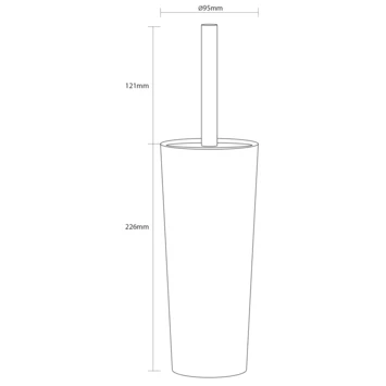 Sealskin Pierra Toiletborstelhouder Grijs - Afbeelding 5