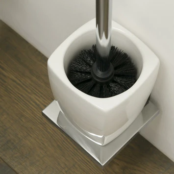 Tiger Toiletborstelhouder Zenna Hangend Chroom/Wengé - Afbeelding 2