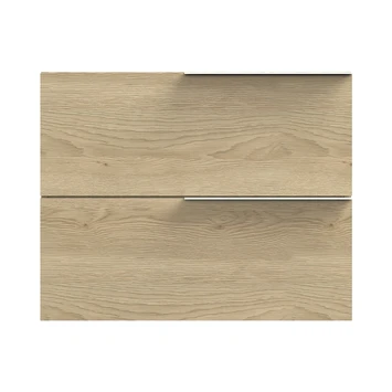 Tiger Badmeubelset Pocket 80 Cm Met 2 Lades Naturel Eik Incl. Looppoten - Afbeelding 8