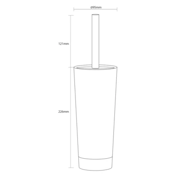 Sealskin Toiletborstelhouder Glossy Goud - Afbeelding 6