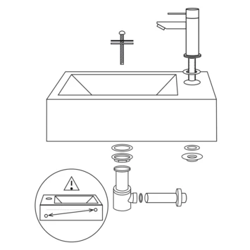 Differnz Fonteinset Helios Wit 36x18x8 Cm - Afbeelding 5
