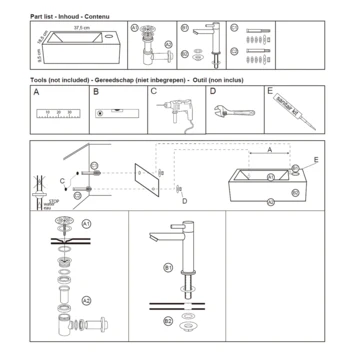 Differnz Fonteinset Helios Wit 36x18x8 Cm - Afbeelding 11