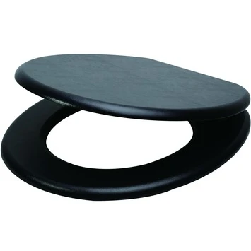 Handson WC Bril Antero Zwart MDF Met Softclose - Afbeelding 2