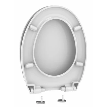 Allibert Lenti WC Bril Wit Met Softclose Kunststof - Afbeelding 2