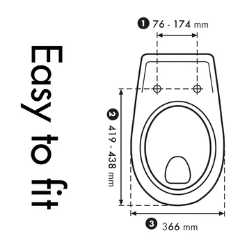 Cedo Jungle Wc Bril Softclose Duroplast - Afbeelding 3