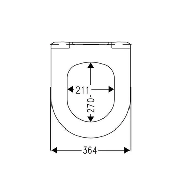 Cedo Palm Beach Wc Bril Wit Softclose Duroplast - Afbeelding 3