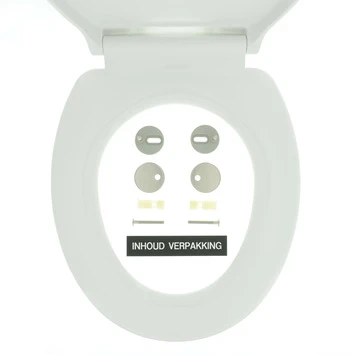 Tiger WC Bril Burton Wit Kunststof Met Softclose - Afbeelding 7