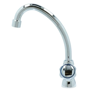 Handson Fonteinkraan Thomas C-uitloop Met Draaiknop Chroom - Afbeelding 2