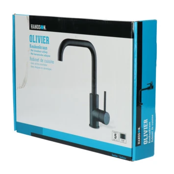 Handson Keukenkraan Olivier Met Hendel Mat Zwart - Afbeelding 13