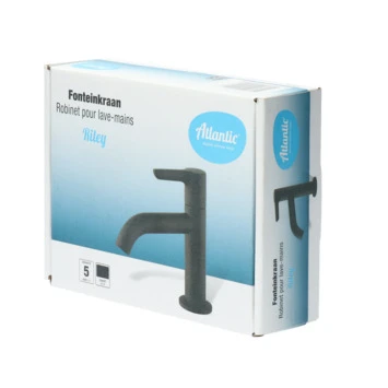 Atlantic Fonteinkraan Riley Met Hendel Zwart - Afbeelding 10