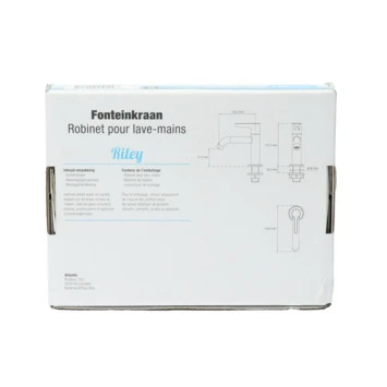 Atlantic Fonteinkraan Riley Met Hendel Zwart - Afbeelding 11