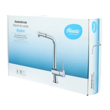 Atlantic Keukenkraan Stephen Met Hendel En Uittrekbare Sproeikop Chroom - Afbeelding 13