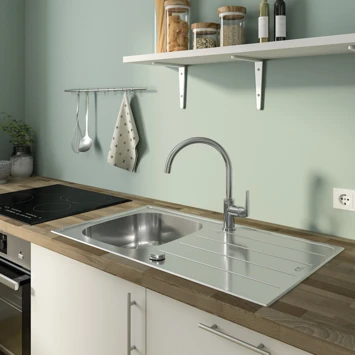 Grohe Keukenkraan Start Flow Hoge Uitloop QuickFix Chroom - Afbeelding 4