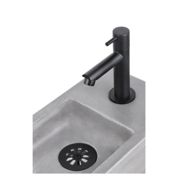 Differnz Fonteinkraan Recht Mat Zwart - Afbeelding 2