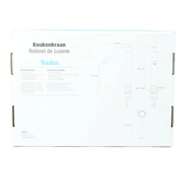 Atlantic Keukenkraan Kaden Met Hendel Chroom - Afbeelding 14