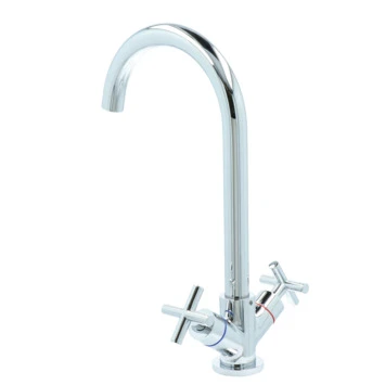 Aqualino Keukenkraan Ceronda 2-knops Chroom - Afbeelding 3