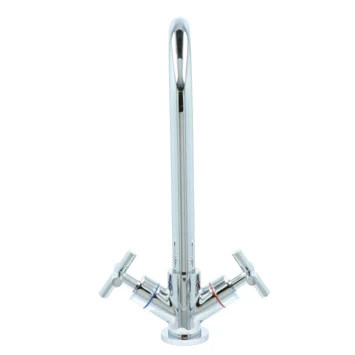 Aqualino Keukenkraan Ceronda 2-knops Chroom - Afbeelding 4