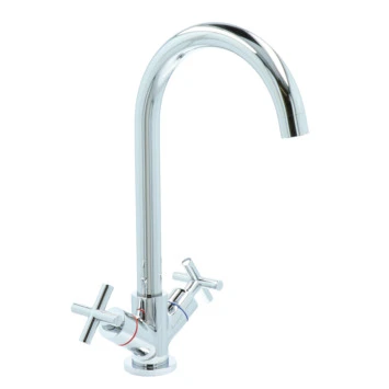 Aqualino Keukenkraan Ceronda 2-knops Chroom - Afbeelding 7