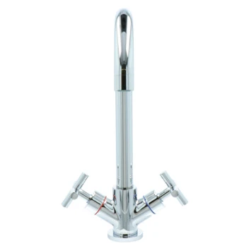 Aqualino Keukenkraan Ceronda 2-knops Chroom - Afbeelding 8