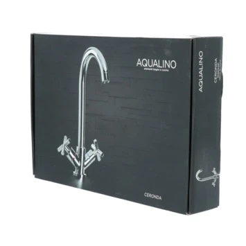Aqualino Keukenkraan Ceronda 2-knops Chroom - Afbeelding 12