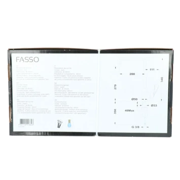 Absolut Keukenkraan Fasso Met Hendel Zwart - Afbeelding 13