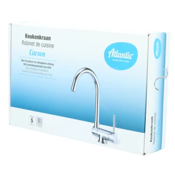 Atlantic Keukenkraan Carson Inklapbaar Met Hendel Chroom - Afbeelding 14