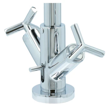 Absolut Wastafelkraan Post 2-knops Chroom - Afbeelding 11