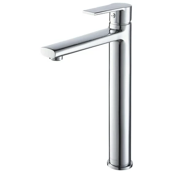 Aqualino Wastafelkraan Livenza Met Hendel En Hoge Uitloop Chroom