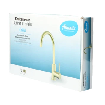 Atlantic Keukenkraan Colin Met Hendel Messing - Afbeelding 13