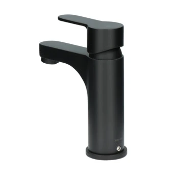 Atlantic Wastafelkraan Parker Met Hendel Zwart - Afbeelding 3