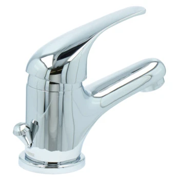 OK Wastafelkraan Met Hendel En Waste Chroom - Afbeelding 9