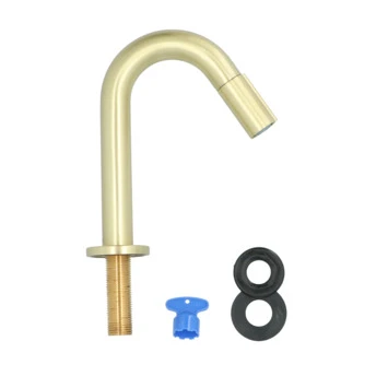 Atlantic Fonteinkraan Scott Met Draaiknop Messing - Afbeelding 9