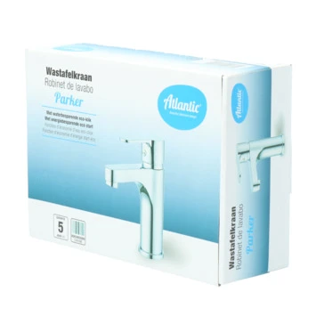 Atlantic Wastafelkraan Parker Met Hendel Chroom - Afbeelding 12