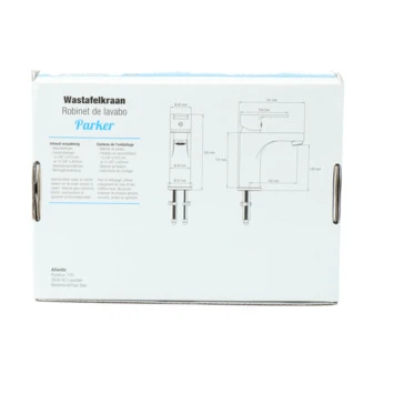 Atlantic Wastafelkraan Parker Met Hendel Chroom - Afbeelding 13
